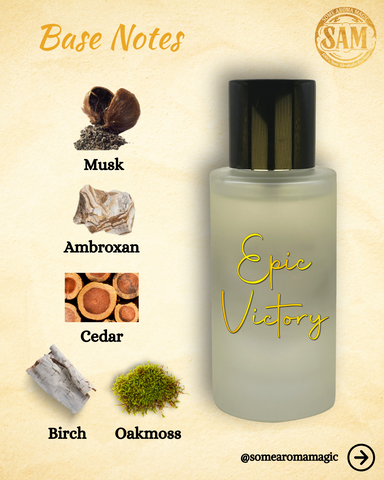 Some Aroma Magic Epic Victory Men's Alcohol-Free Perfume, Vegan, Cruelty-free