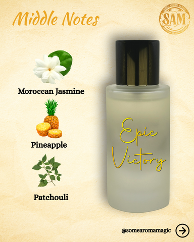 Some Aroma Magic Epic Victory Men's Alcohol-Free Perfume, Vegan, Cruelty-free