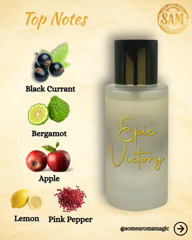 Some Aroma Magic Epic Victory Men's Alcohol-Free Perfume, Vegan, Cruelty-free